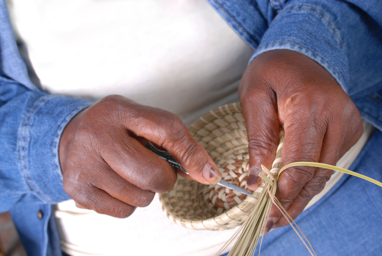 Sweetgrass Basket Weaving